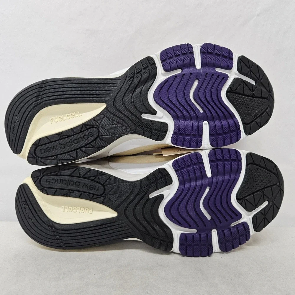 New Balance 990 V6 Sneakers Made In USA U990WB6 White Black‎ Purple Men Size 11